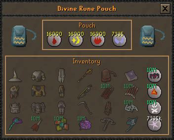 Divine rune pouch